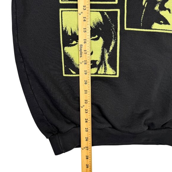 Billie Eilish Sweatshirt Adult L Happier Than Ever Tour 2022 Black Crewneck Top - Picture 7 of 9